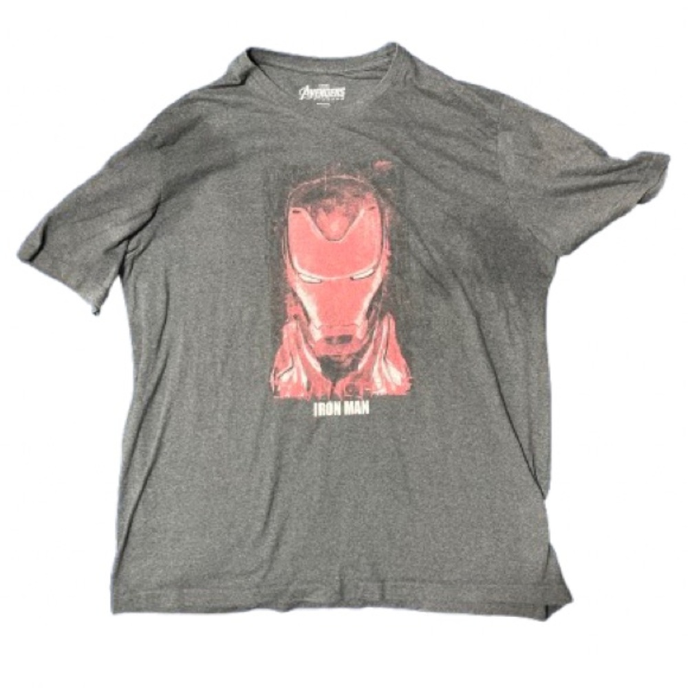 Marvel Avengers Endgame Iron Man Graphic T-Shirt – Black (XL)